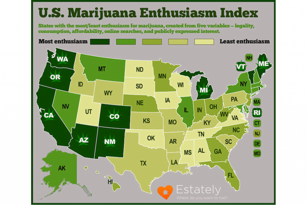 U.S. Marijuana Enthusiasm Index
