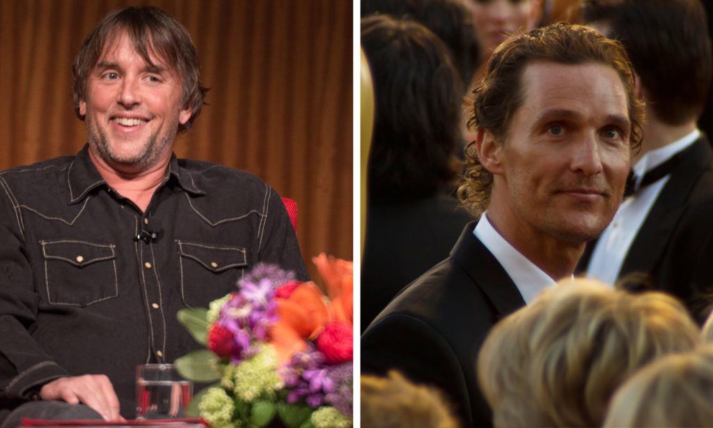 Photos: Linklater by Flickr user LBJ Library, Mcconaughey by Flickr user David Torcivia